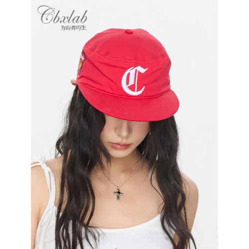 CBXLAB街舞潮牌个性嘻哈立体平顶夏季棒球帽美式街头辣妹透气帽子