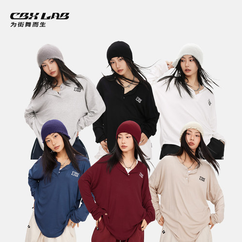 CBXLAB街舞潮牌多色爵士罩衫长袖