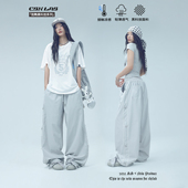 CBXLAB街舞 潮 侧边蝴蝶结嘻哈辣妹运动裤 心动专区 黑科技速干