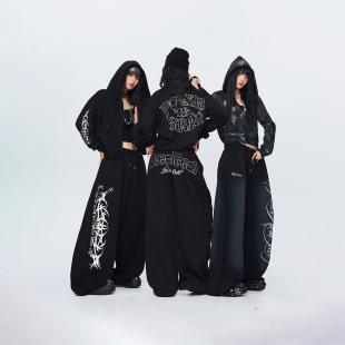 跳舞嘻哈运动裤 美式 辣妹百搭外套潮 暗黑哥特系列 CBXLAB街舞潮牌