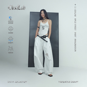 心动专区 辣妹街头个性 运动裤 CBXLAB街舞潮牌 嘻哈破洞牛仔长裤