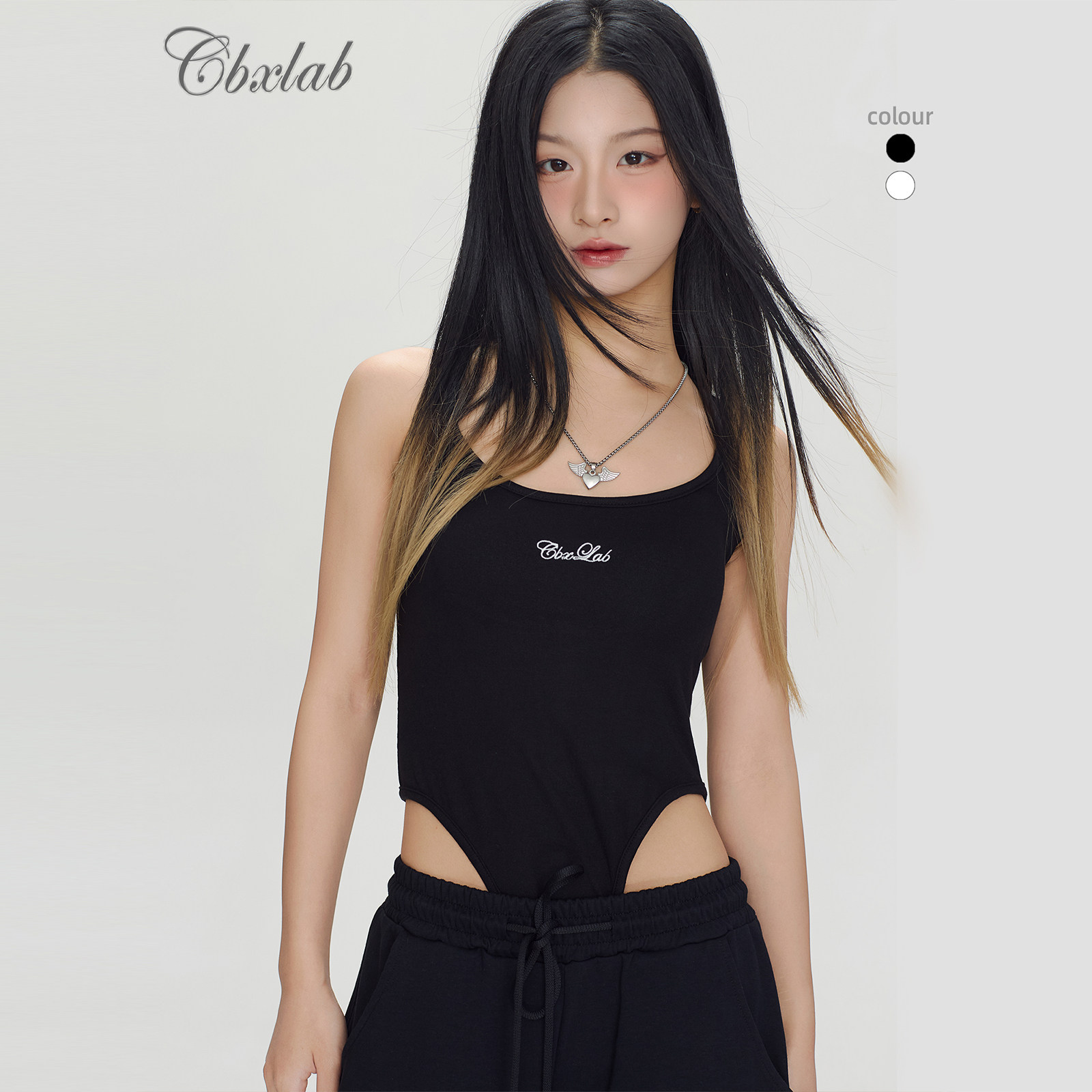 CBXLAB街舞潮牌宽松辣妹显瘦爵士口袋长裤慵懒百搭嘻哈极简休闲裤