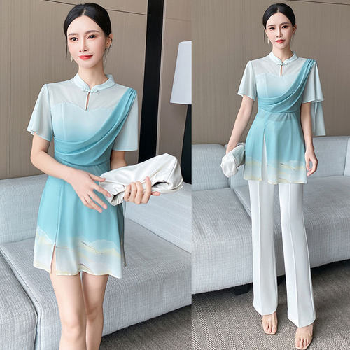 养生按摩推拿气质收腰遮肚技师服