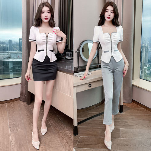 桑拿洗浴中心性感夏季收腰工装潮