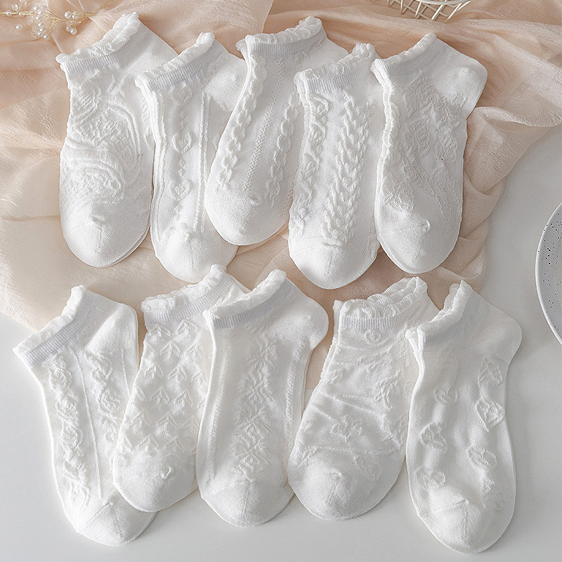 袜子女短袜夏季薄款ins潮女袜网红款女袜白色lolita日系可爱船袜,女士内衣/男士内衣/家居服,船袜,淘宝优惠券,粉丝福利购,淘宝优惠卷