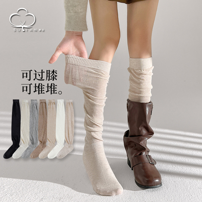 过膝袜子女大腿袜春秋薄款