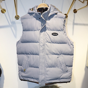 新款棉马甲高级感休闲坎肩保暖加厚男式背心胖人马夹外套