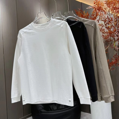 秋季男士新款简约打底衫T恤