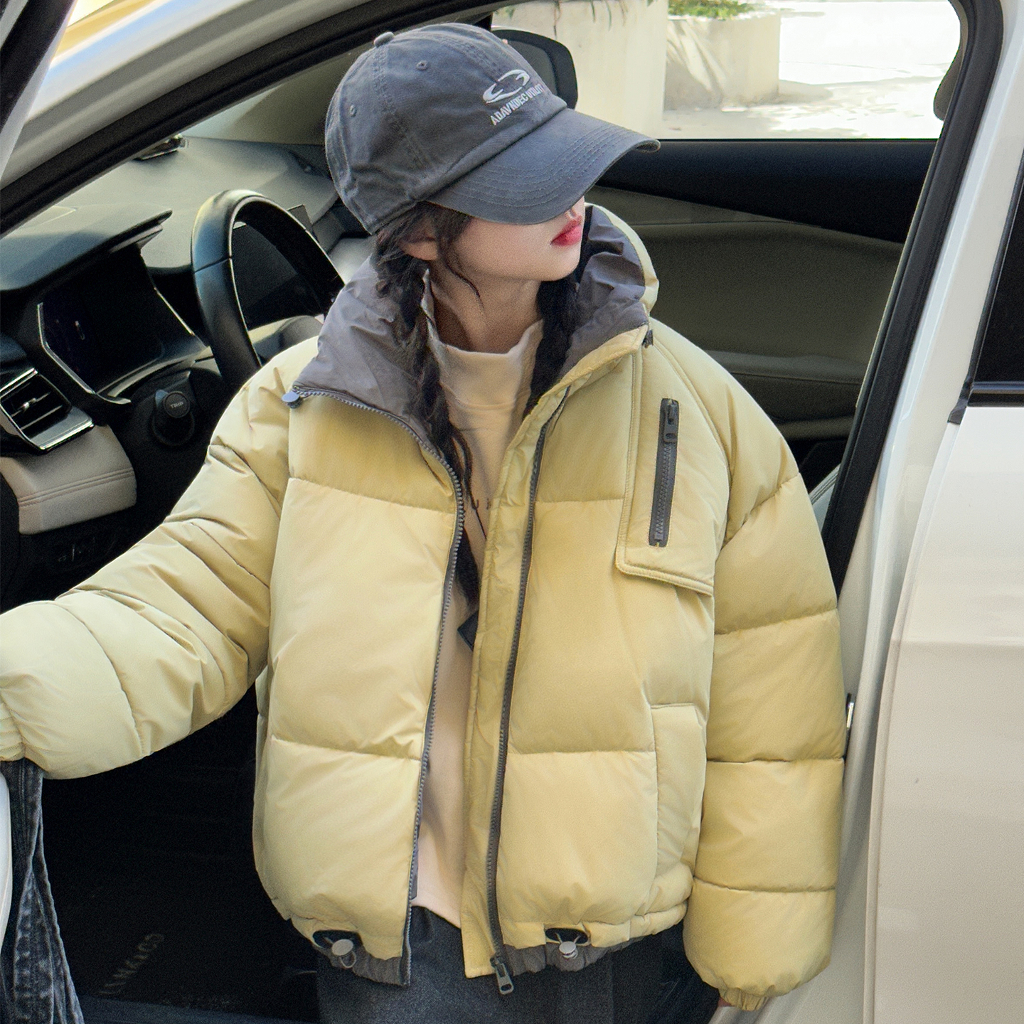 儿童棉服女童冬装2025新款冬季羽绒棉时髦棉袄女大童加厚棉衣外套