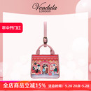 黑胶唱片系列卡通少女清新可爱零钱包 Vendula英国原创手工女包