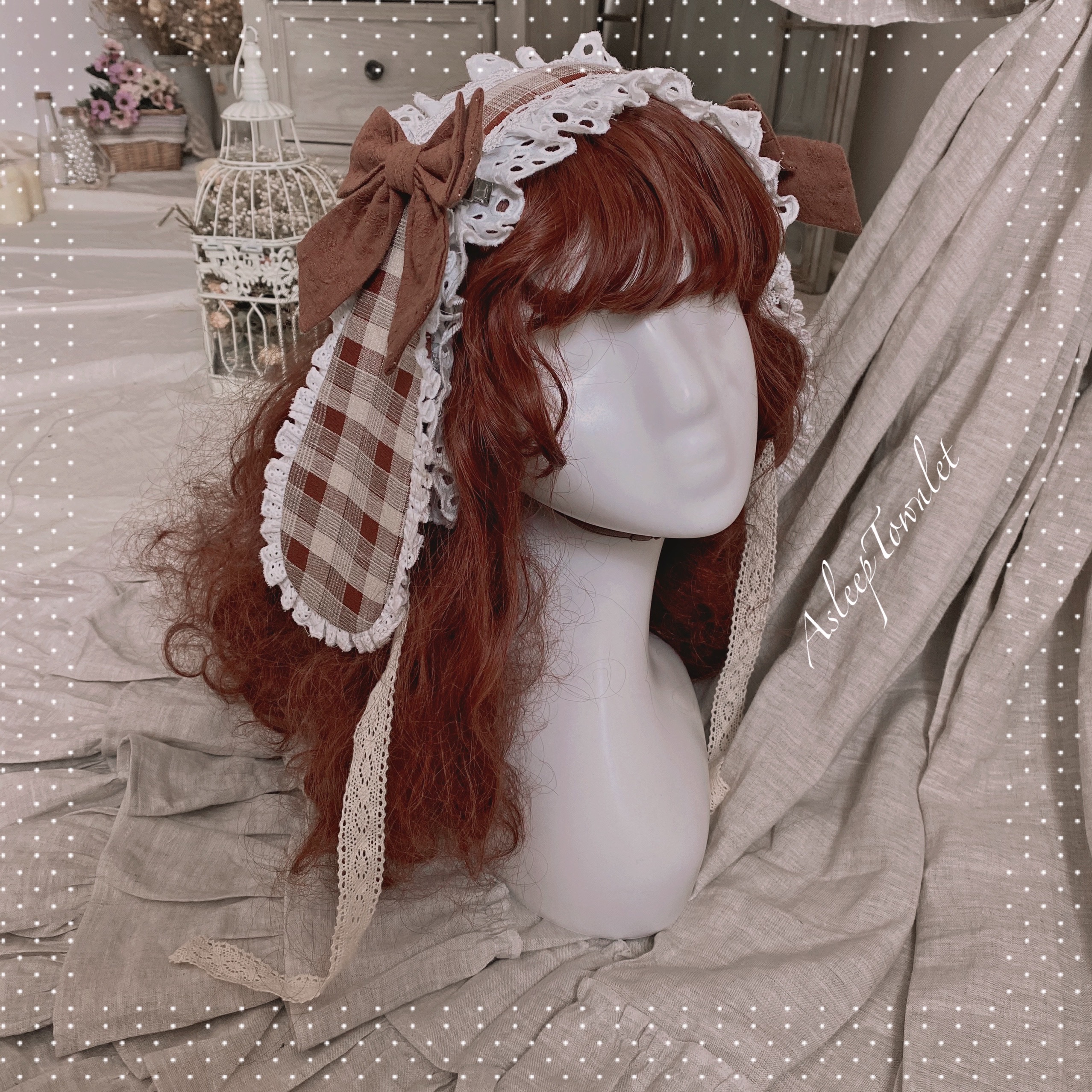 【现货】暮眠小镇lolita莓果物语田园风日常洛丽塔OP配套小物现货