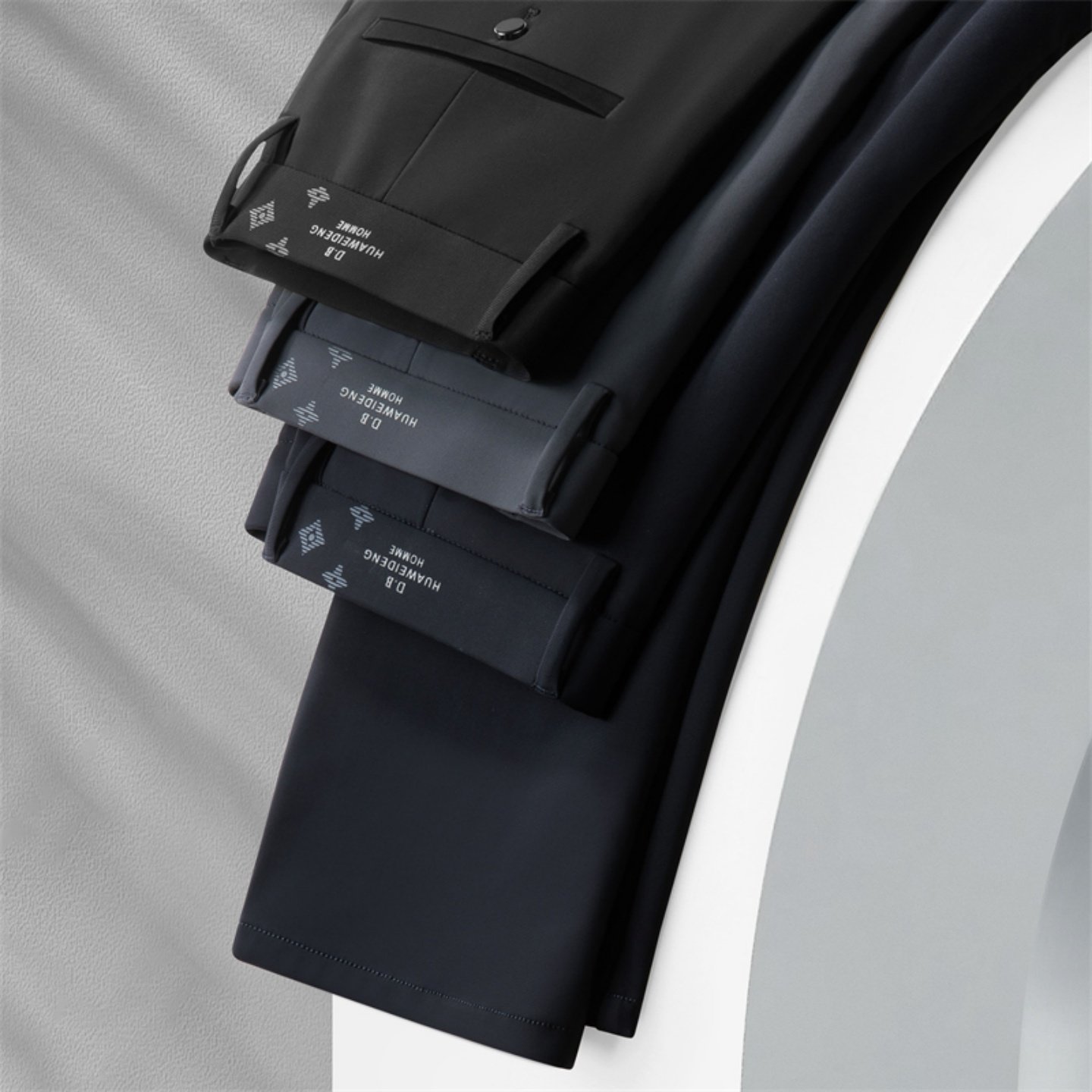 2025新款加绒裤男士休闲裤秋冬季加厚西裤百搭直筒爸爸保暖裤子