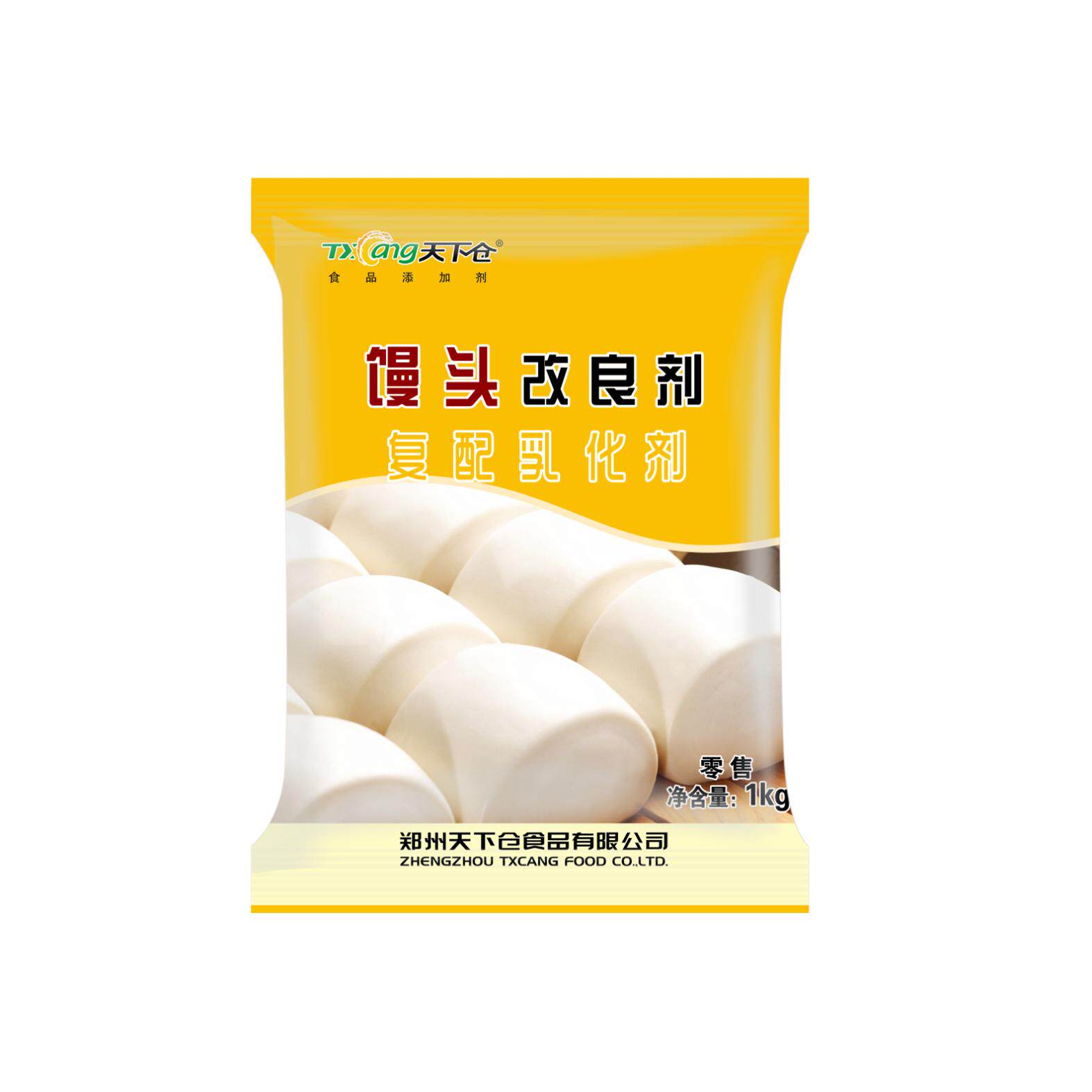 天下仓馒头改良剂 家用商用馒头包子改良剂蓬松增大增白1kg包邮