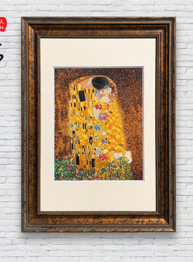 刺绣精品风格卧室床头画手工苏绣