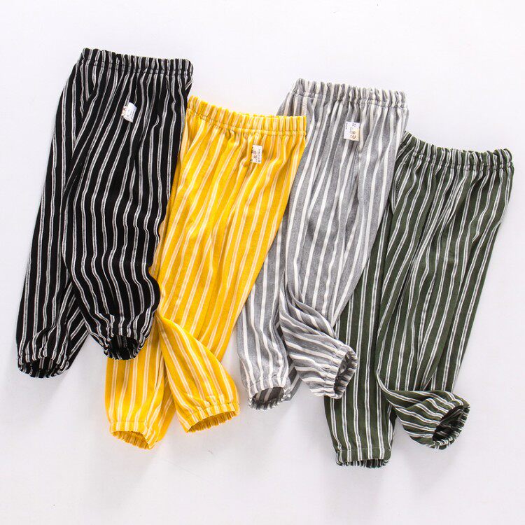 spring and autumn children Mosquito control Summer wear Thin section Cotton and hemp girl 2019 new pattern baby Summer wear Boy lantern trousersin the Men's clothing, Casual pants  category - from Buy2taobao.com to provide professional Taobao agent buy service