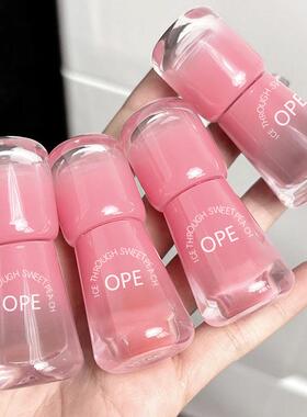 冰透甜漾镜面唇冻唇釉嘟嘟唇滋润保湿防水不易掉色女水光玻璃唇釉