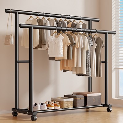 晾衣架落地卧室内家用挂衣服架子