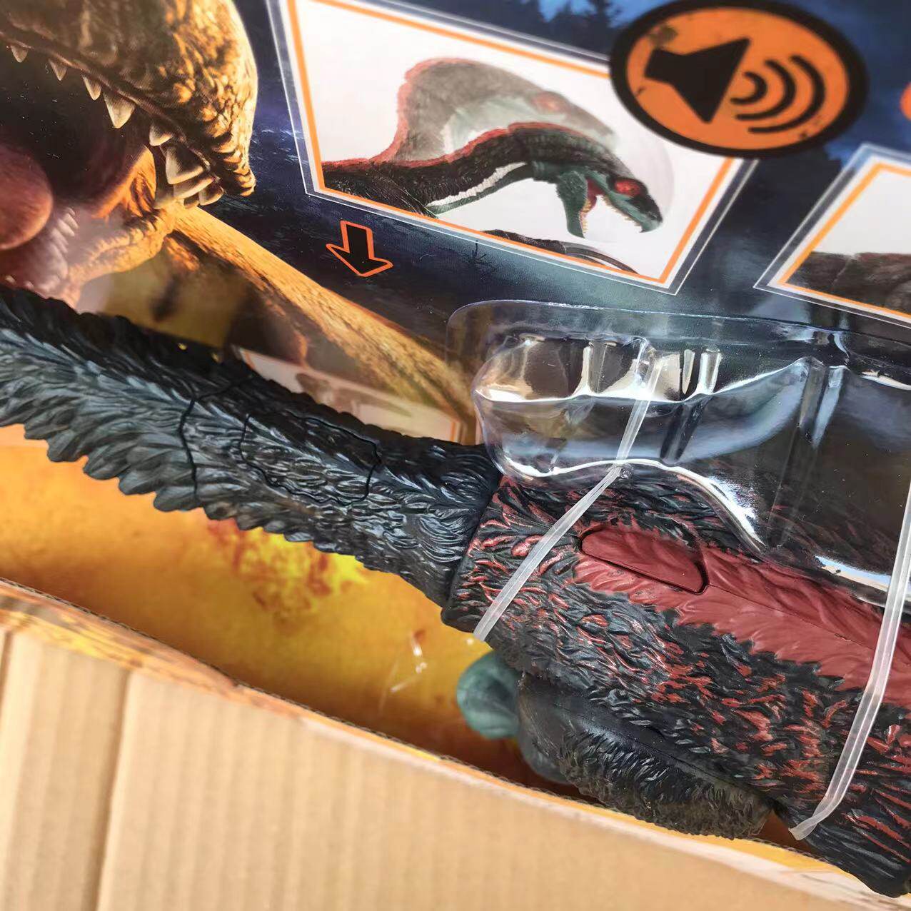 MATTEL THERIZINOSAURUS 쥬라기 세계 3 지배 영화 동일한 음향 효과 발톱 공룡 모델 장난감 GWD65