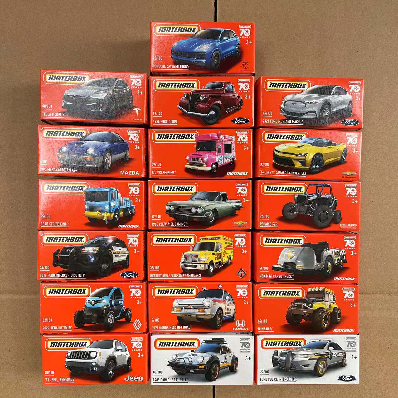 23M P 성냥갑 합금 자동차 영웅 컬러 박스 시리즈 소년 화재 구조 차량 스포츠카 장난감 DNK70