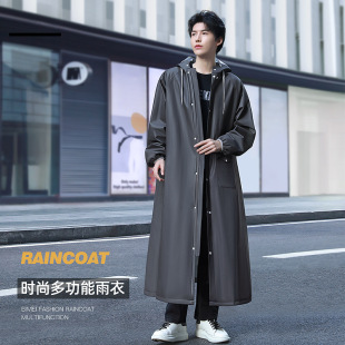 非一次性eva雨衣 电动电瓶车连体雨衣男成人雨披备美源厂