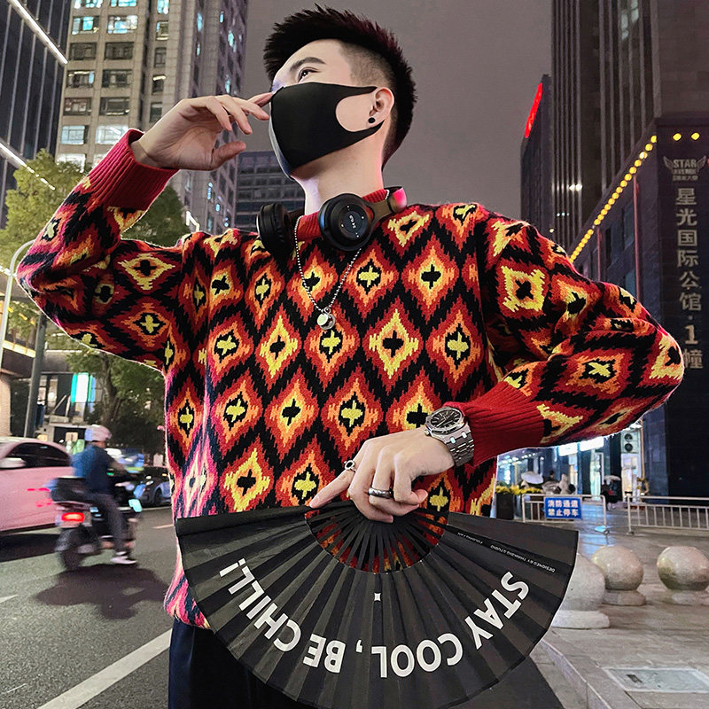 毛衣外套冬季保暖上衣针织毛衫