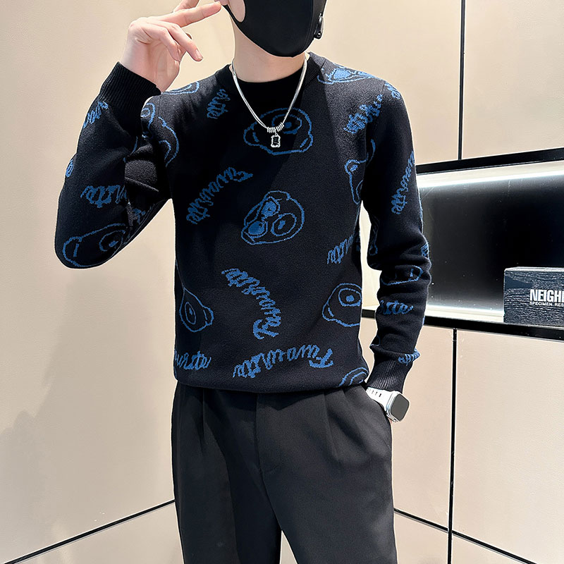 2023新款打底衫冬装男士线衣