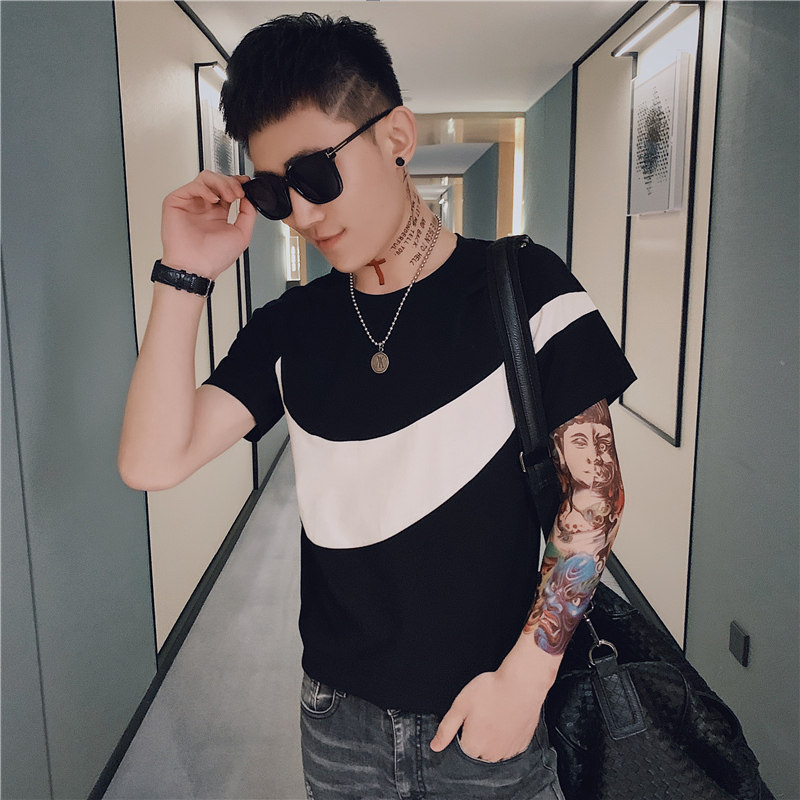 潮牌短袖韩版男装√号