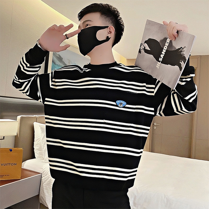 2023新款男款长袖圆领潮牌外套帅