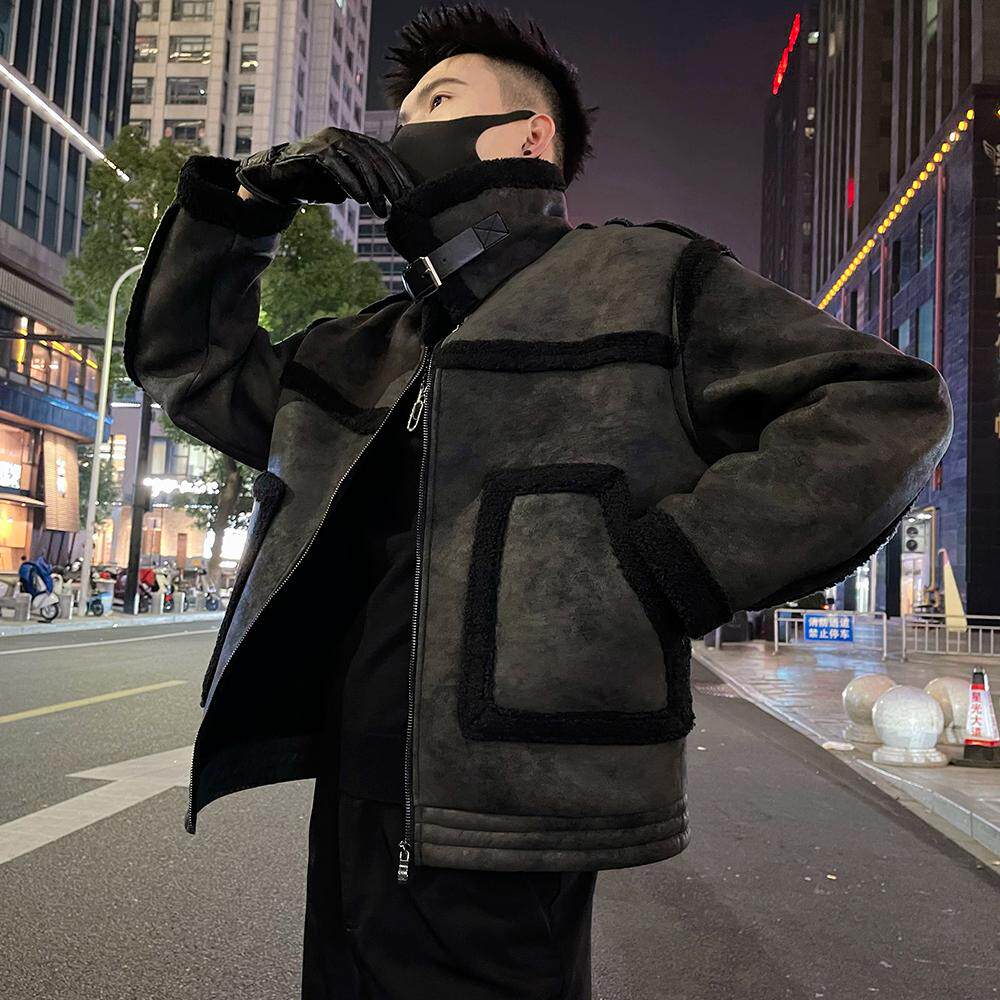 2024新款仿羊羔毛绒加厚棉服
