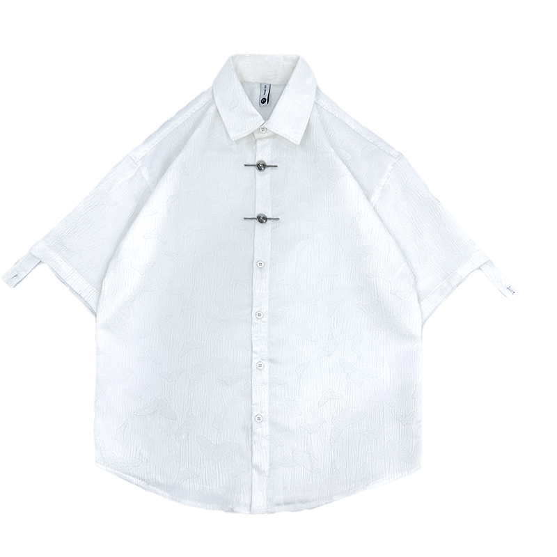 寸衫休闲痞帅男装衣服潮流衬衣