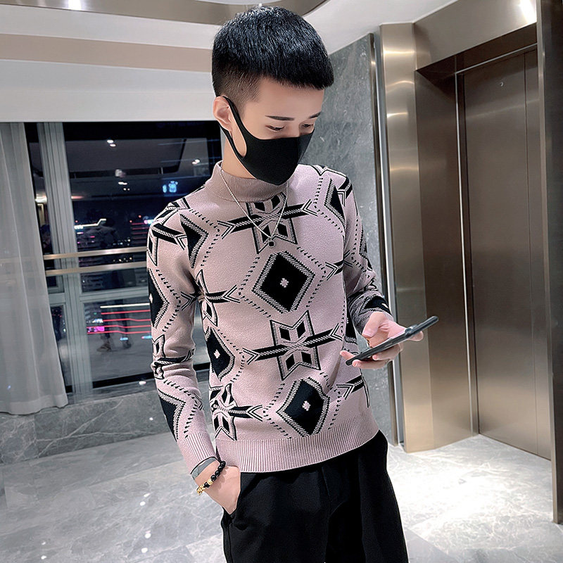 男装毛衣冬装加厚新款社会小伙