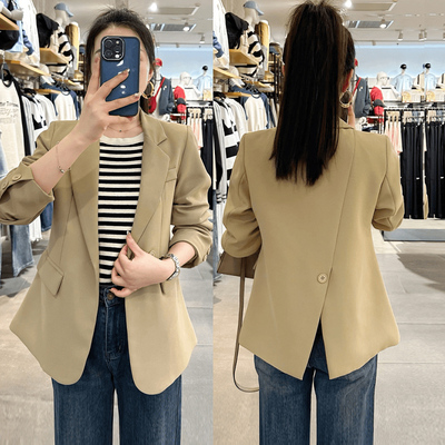 百搭长袖一粒扣西装爆款