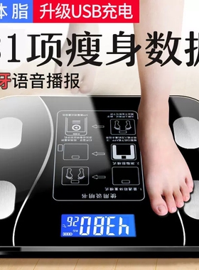 电子秤体重秤家用精准体脂秤电子称小型健康秤人体秤宿舍体重称
