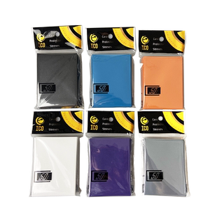 TW66x91mm万智牌卡套MTG三国杀宝可梦桌游卡膜彩色磨砂牌套50张