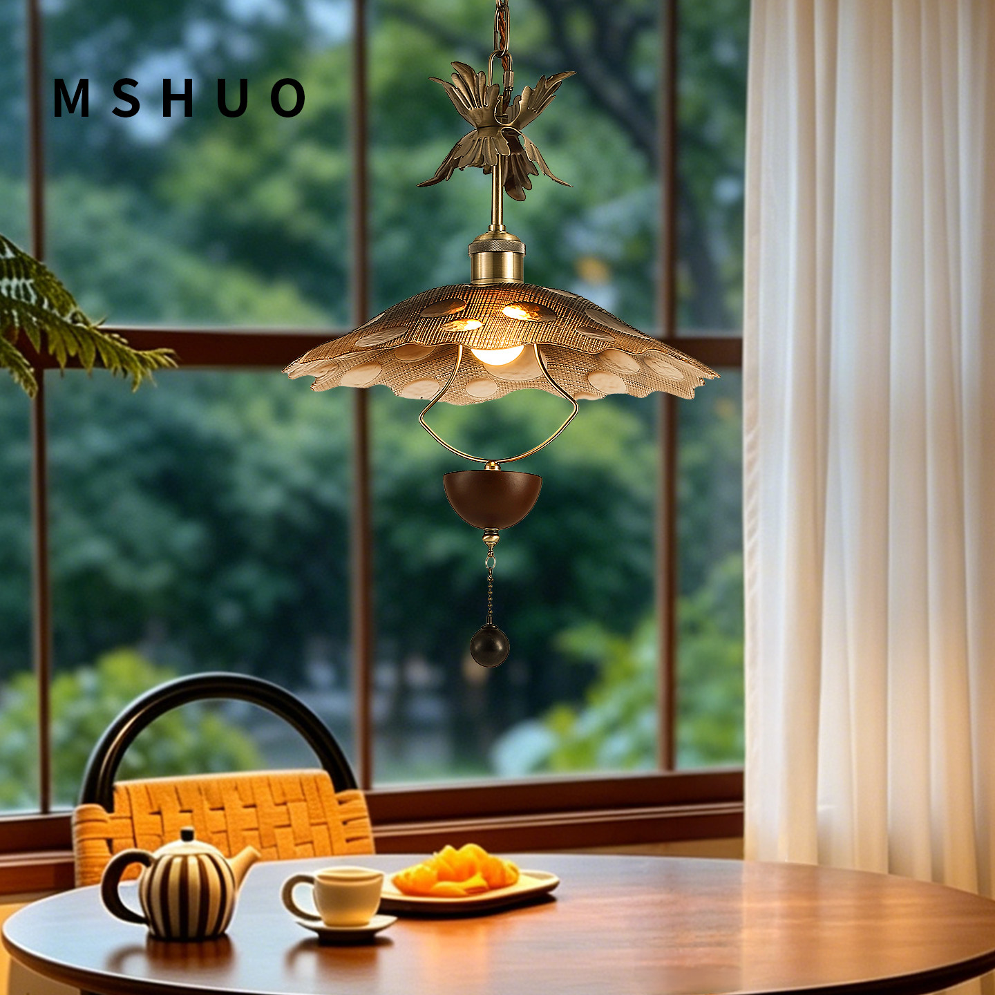 床头吊灯法式复古中古风玄关过道小吊灯美式设计师款氛围感餐厅灯