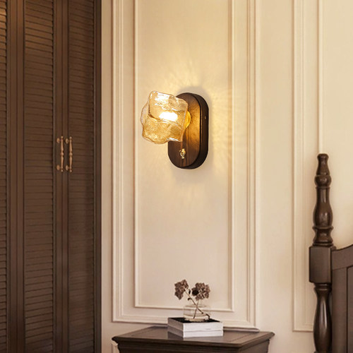 ins设计师款中古风融化冰块壁灯