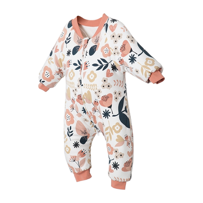 和氏贝新生夹棉防一体式睡袋婴儿