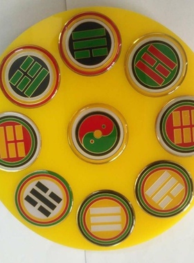 铜30厘米28公分31.4公分五龙太极盘五龙吸财盘五龙震招财盘三元命