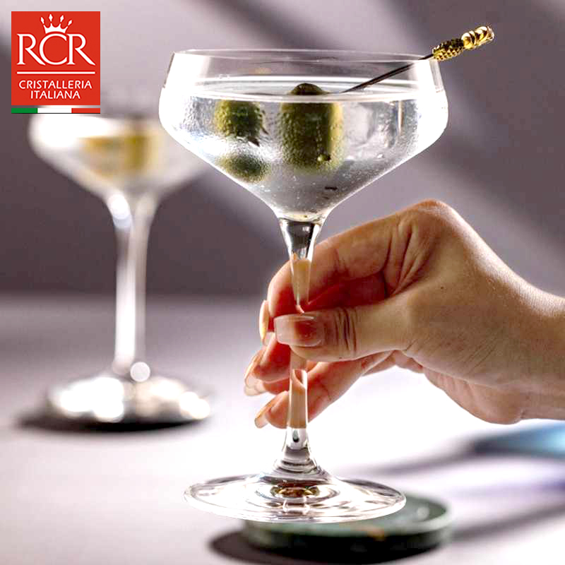 新款意大利进口RCR阿里卡水晶玻璃鸡尾酒香槟杯甜酒杯气泡酒杯