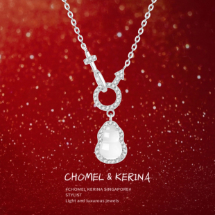 「玉髓福禄」纯银s999新中式 葫芦项链女轻奢小众设计高级生日礼物