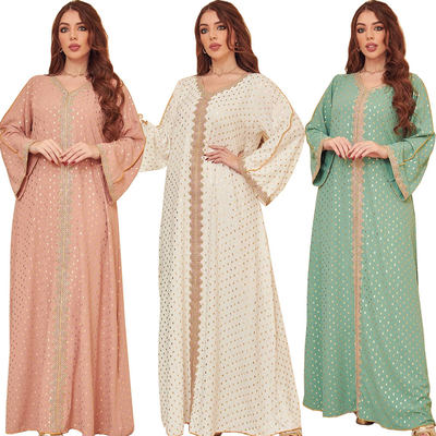 2022 European and American women bronzed Muslim Dubai Robe