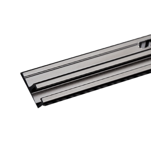 圣柔超薄窗帘轨道静音隐形飘窗阳台顶装侧装窗帘杆配件单双滑道