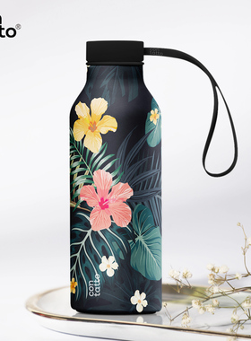 contatto潮流保温杯壶不锈钢欧式男女直身杯户外旅行随行饮水杯子