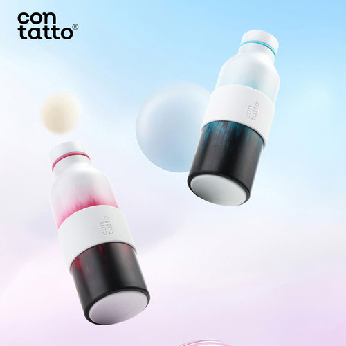 contatto户外运动保温杯女生