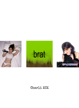 charli xcx专辑封面黑胶海报墙贴女生卧室装饰画小程序洗茶姐周边