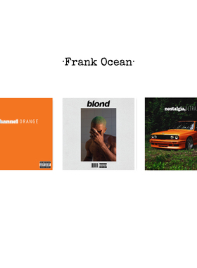 Frank ocean周边海报blond专辑封面清吧工作室背景墙装饰画挂画