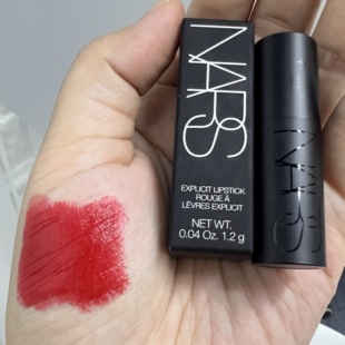 新款Nars/纳斯娜斯黑管唇膏863中小样禁忌游戏哑光显白丝滑1.2g