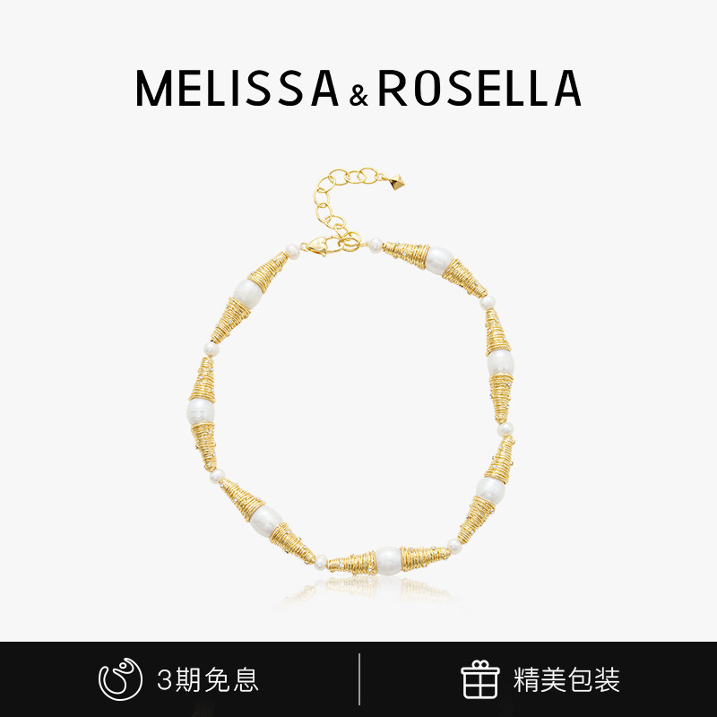 MELISSA＆ROSELLA石凯同款天然珍珠项链复古时尚小众高级感choker