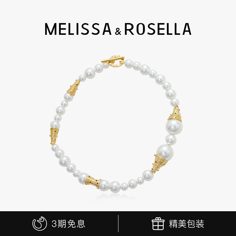 Melissa&Rosella项链珍珠项链高级感设计小众项链 轻奢复古项链