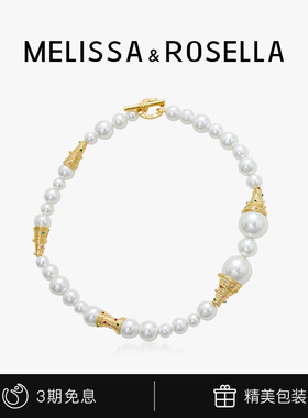 Melissa&Rosella项链珍珠项链高级感设计小众项链 轻奢复古项链